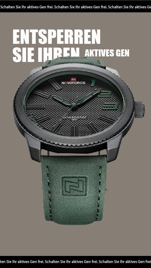 100%Original NAVIFORCE Waterproof Military Sports Male Wristwatch