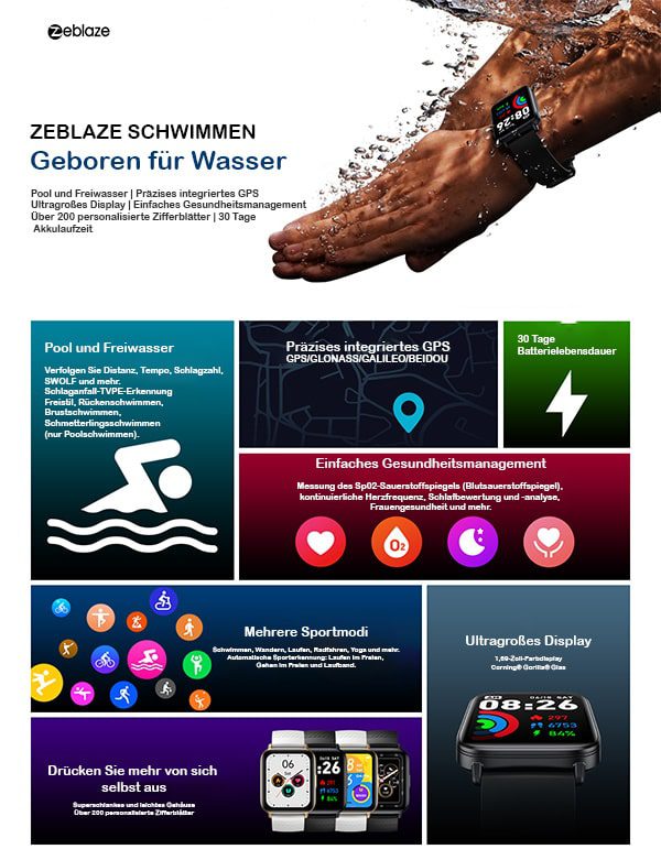 Zeblaze Swim™ Smartwatch